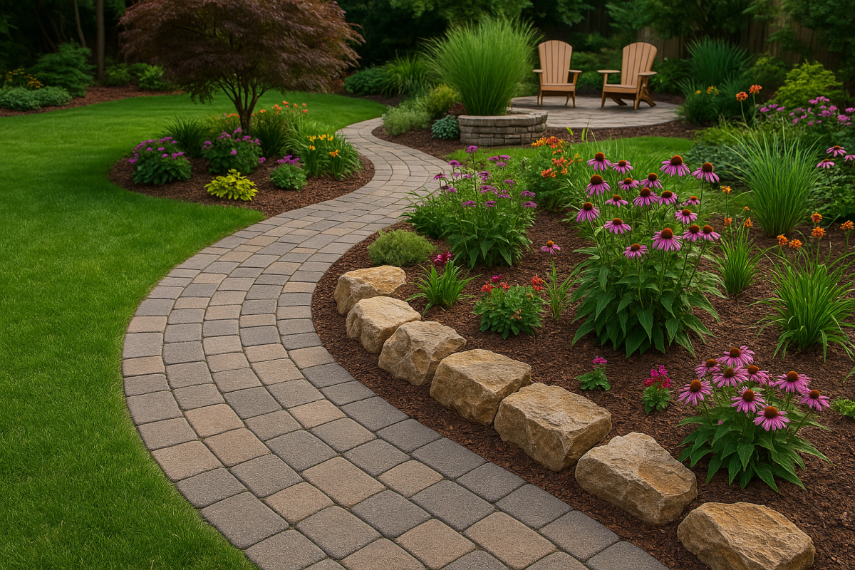 محوطه سازی باغ با کمترین هزینه