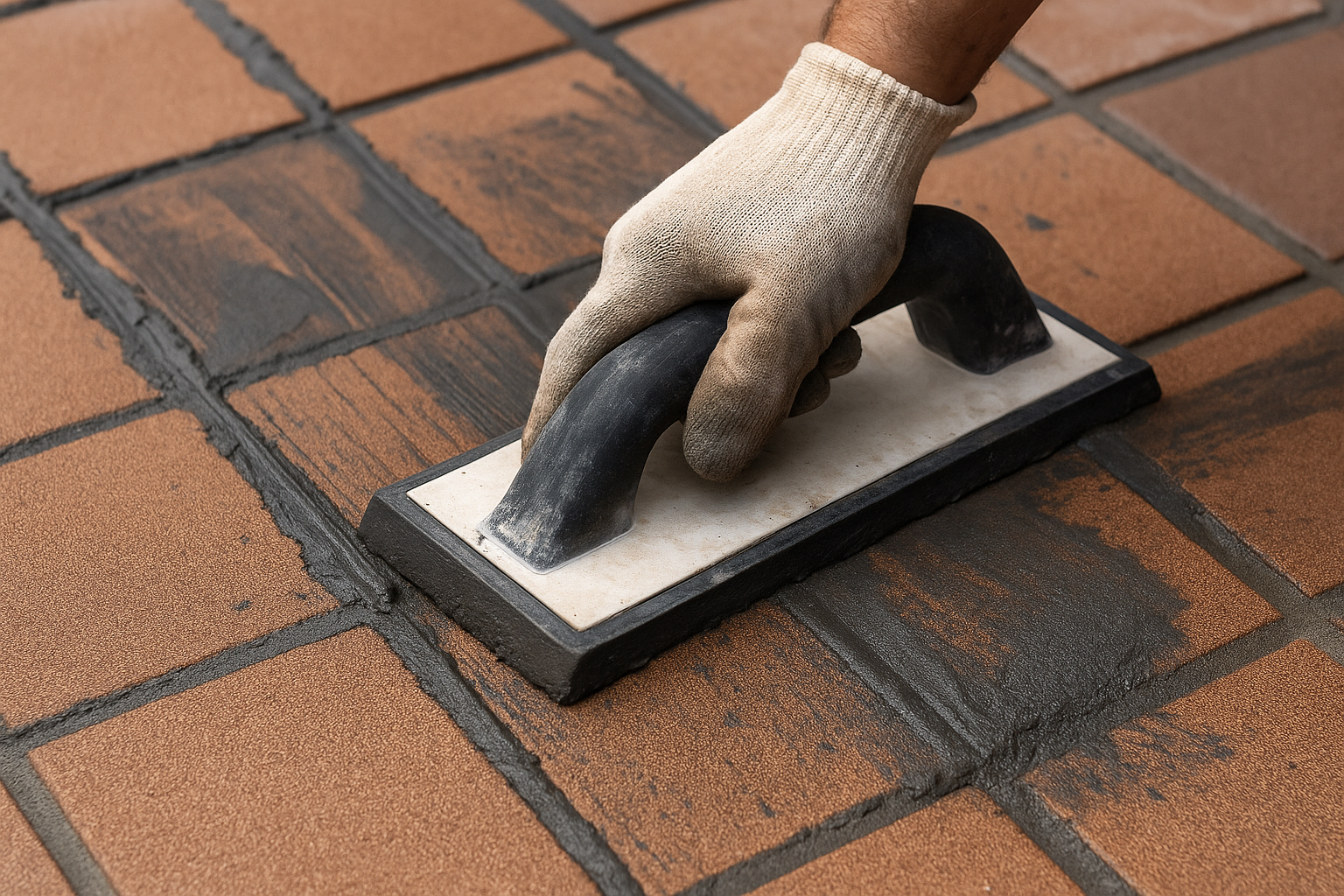 روش دوغاب ریزی موزاییک پلیمری