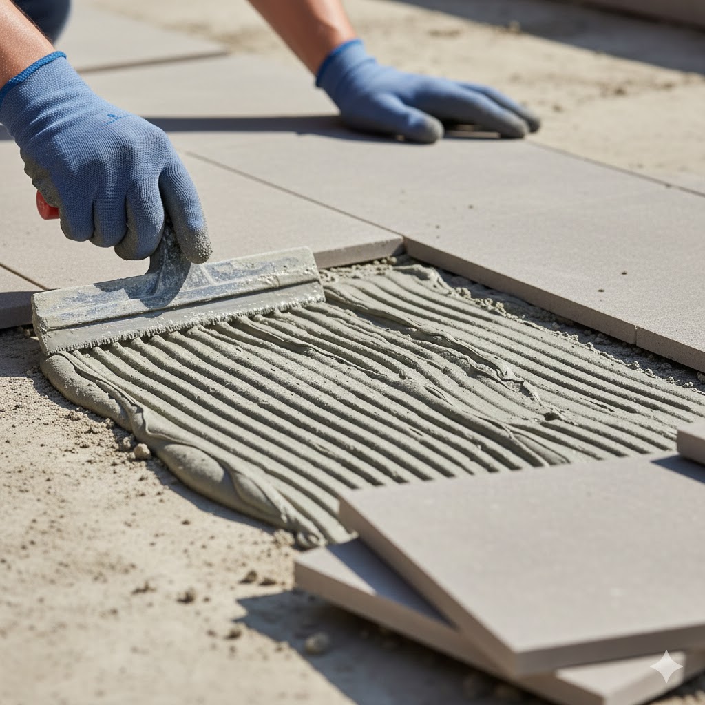 علت لق شدن موزاییک پلیمری